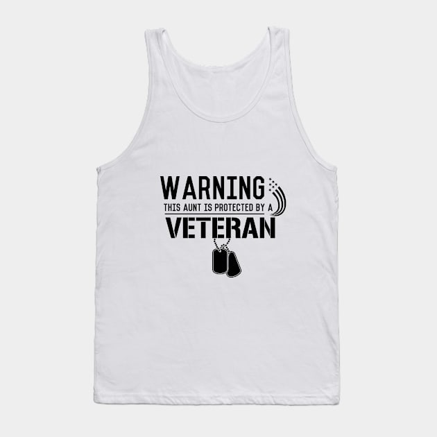 Aunt Protected by a Veteran Tank Top by veerkun